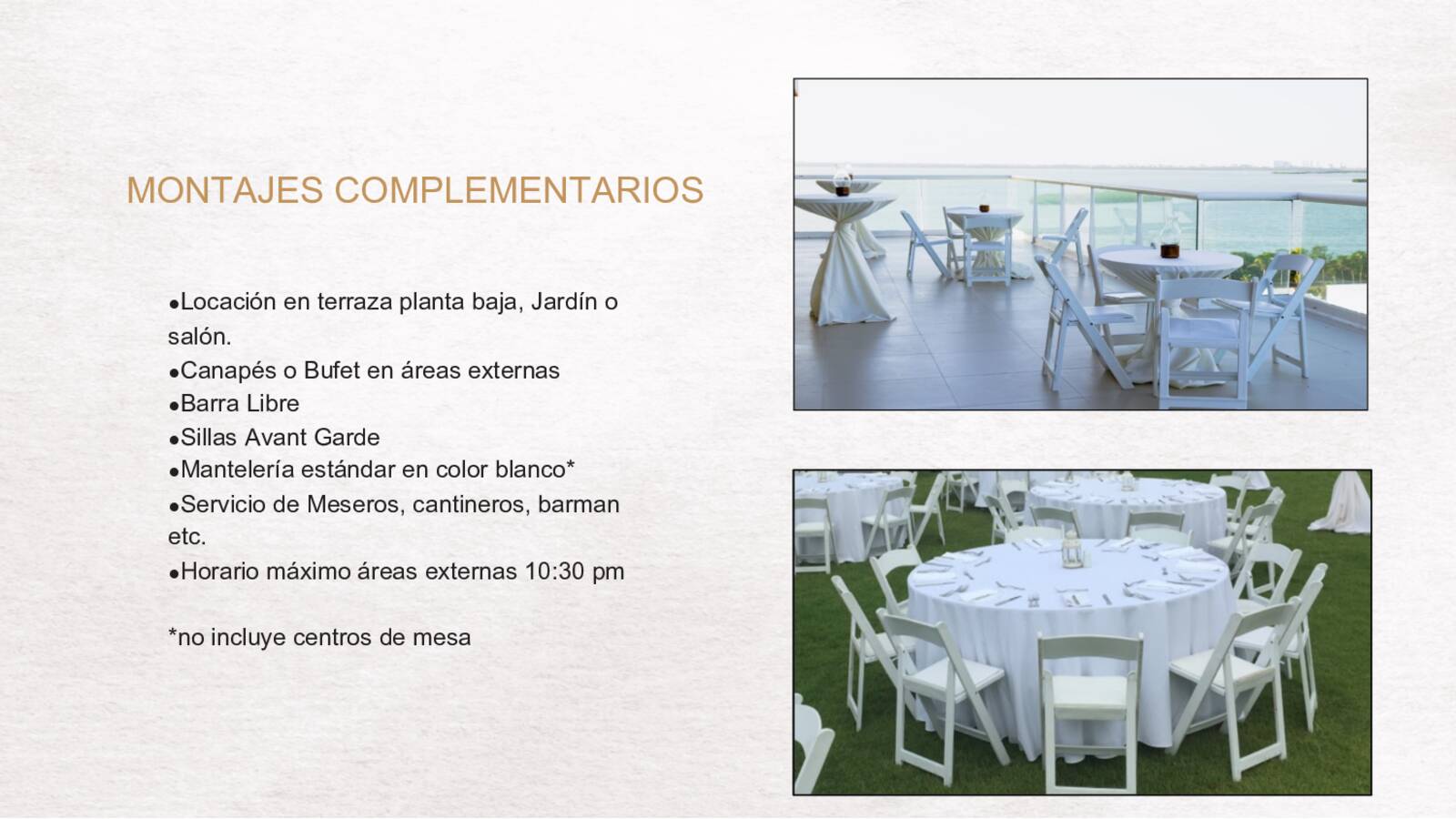 PAQUETE complementario