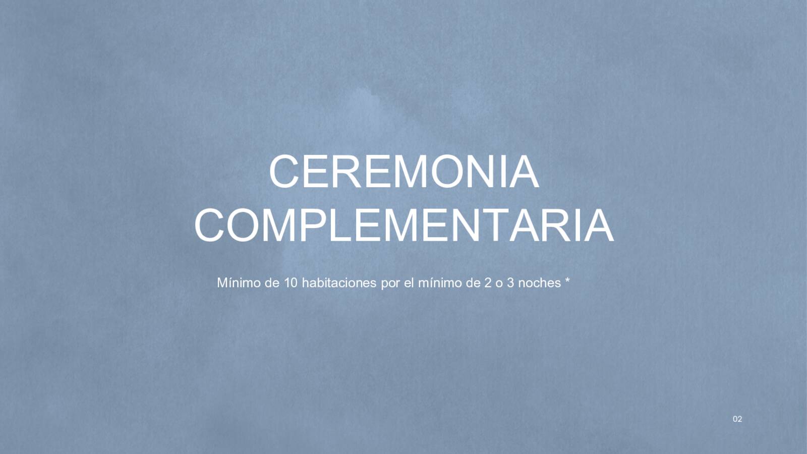 PAQUETE COMPLEMENTARIO