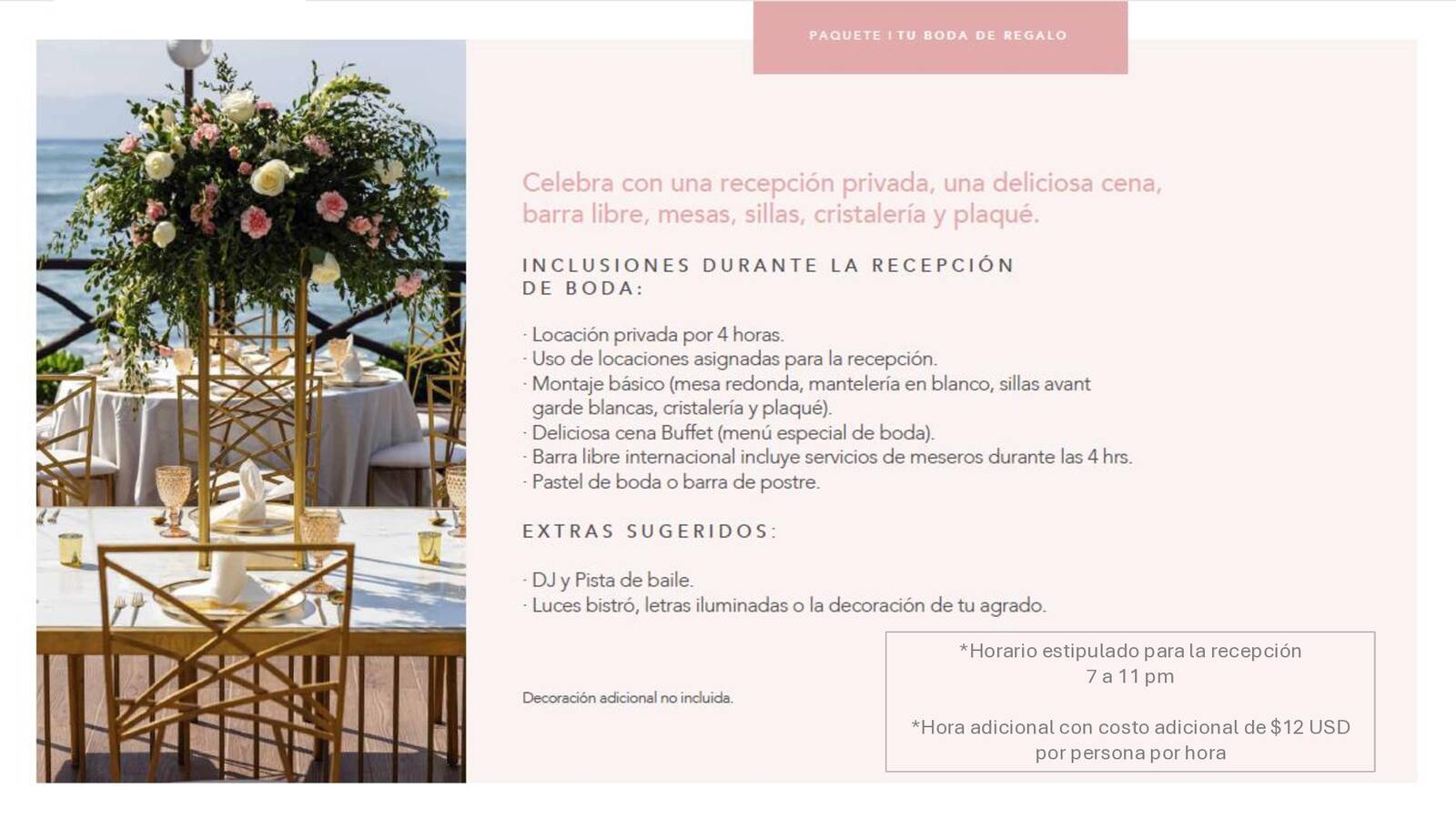 PAQUETES DE BODA