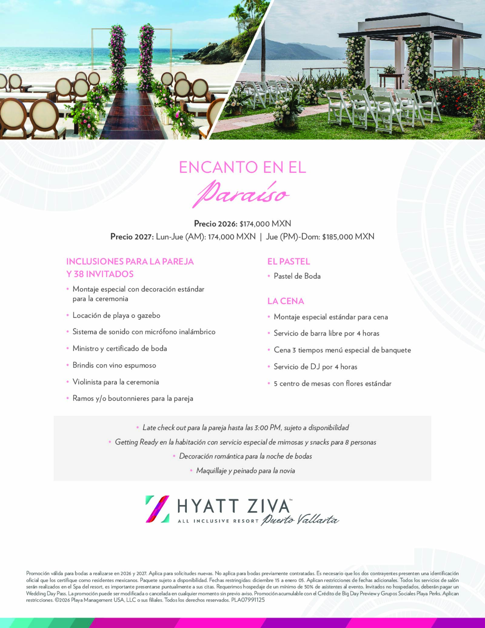 PAQUETES DE BODAS