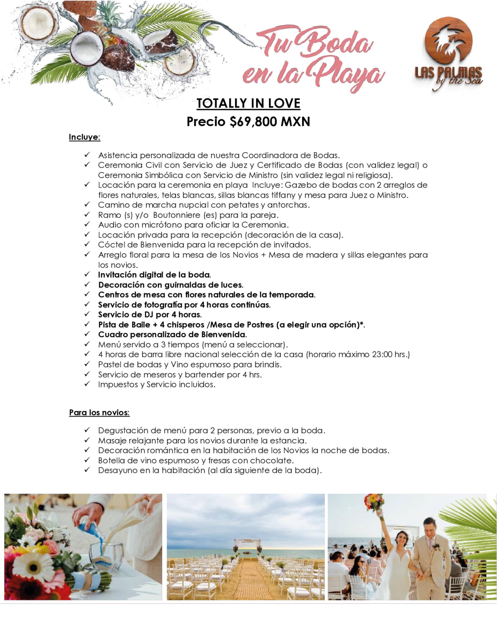 PREVENTA PAQUETES DE BODA