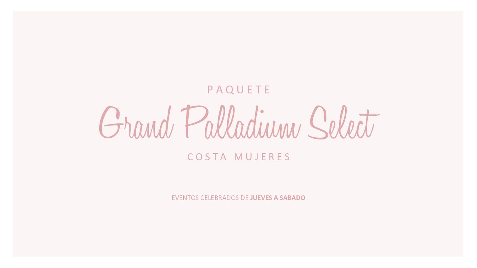 paquete de bodas