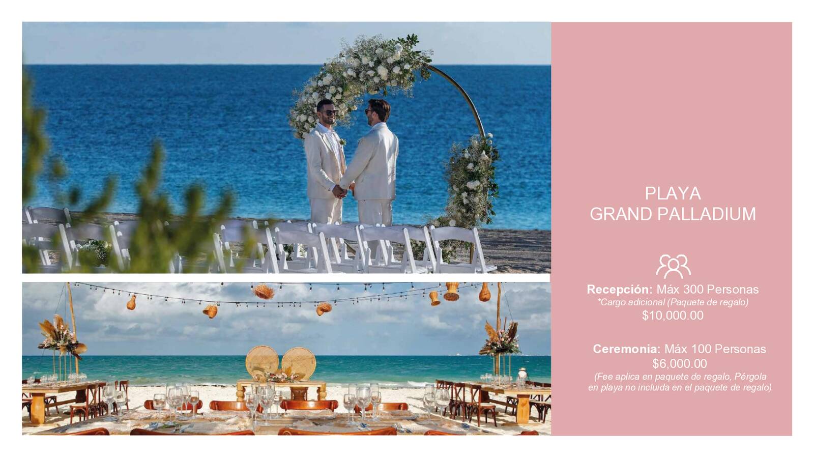 paquete de bodas