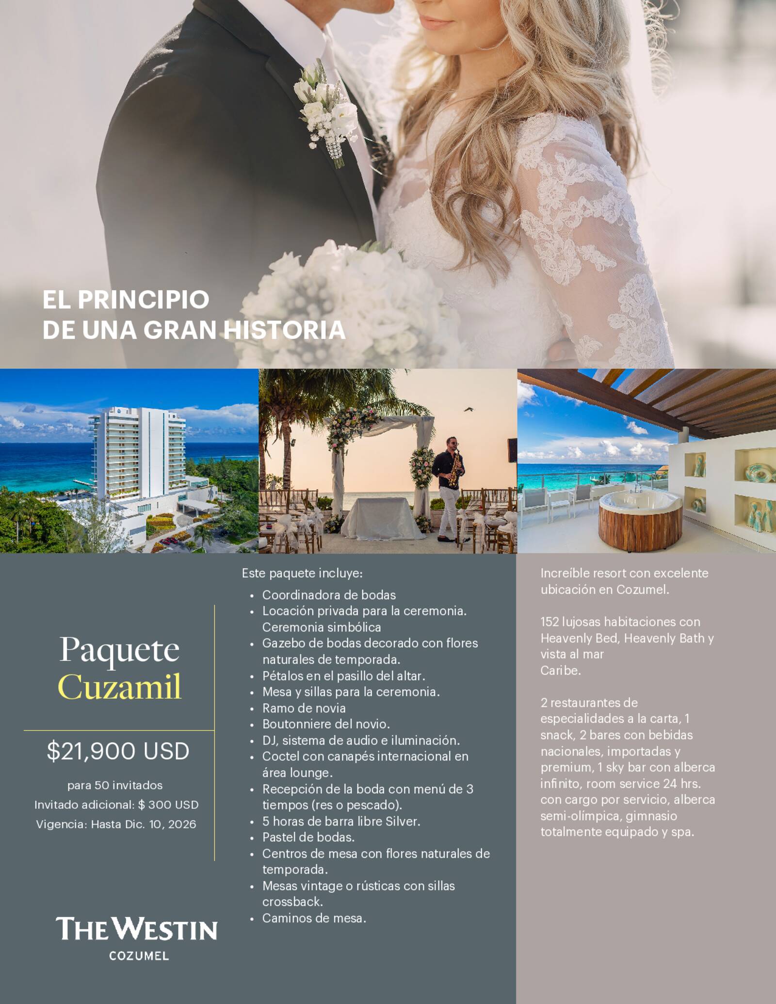 PAQUETE DE BODA
