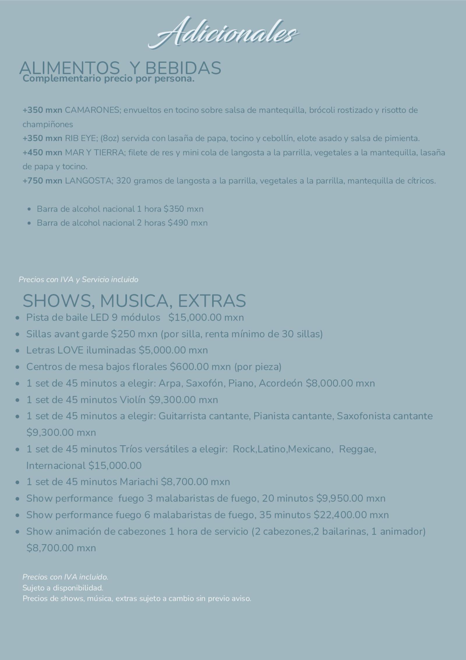 PAQUETES 2027