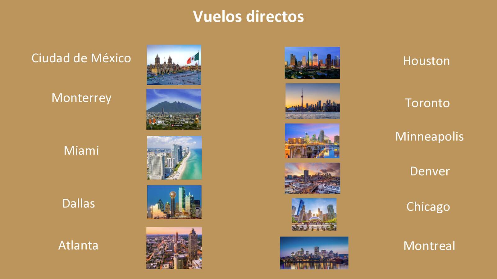 PAQUETES NACIONALES