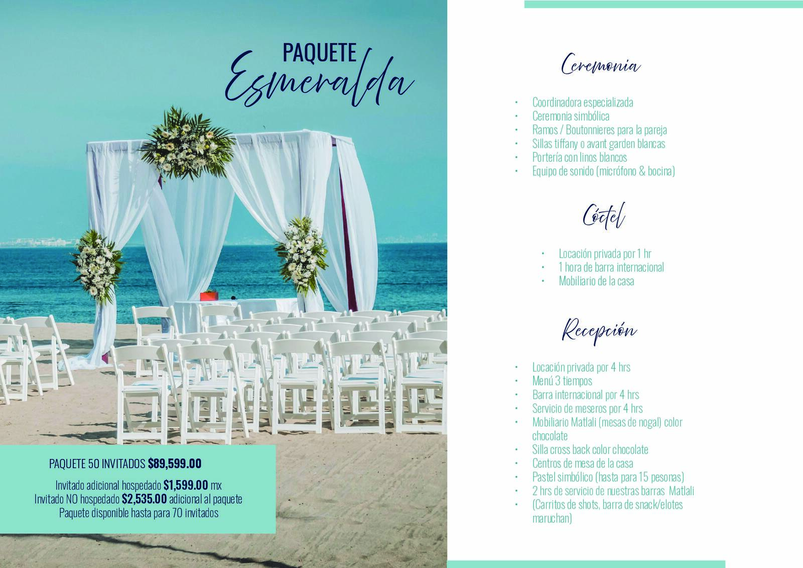 paquetes de bodas