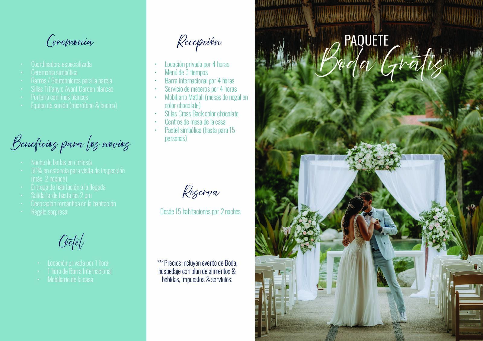 paquetes de bodas