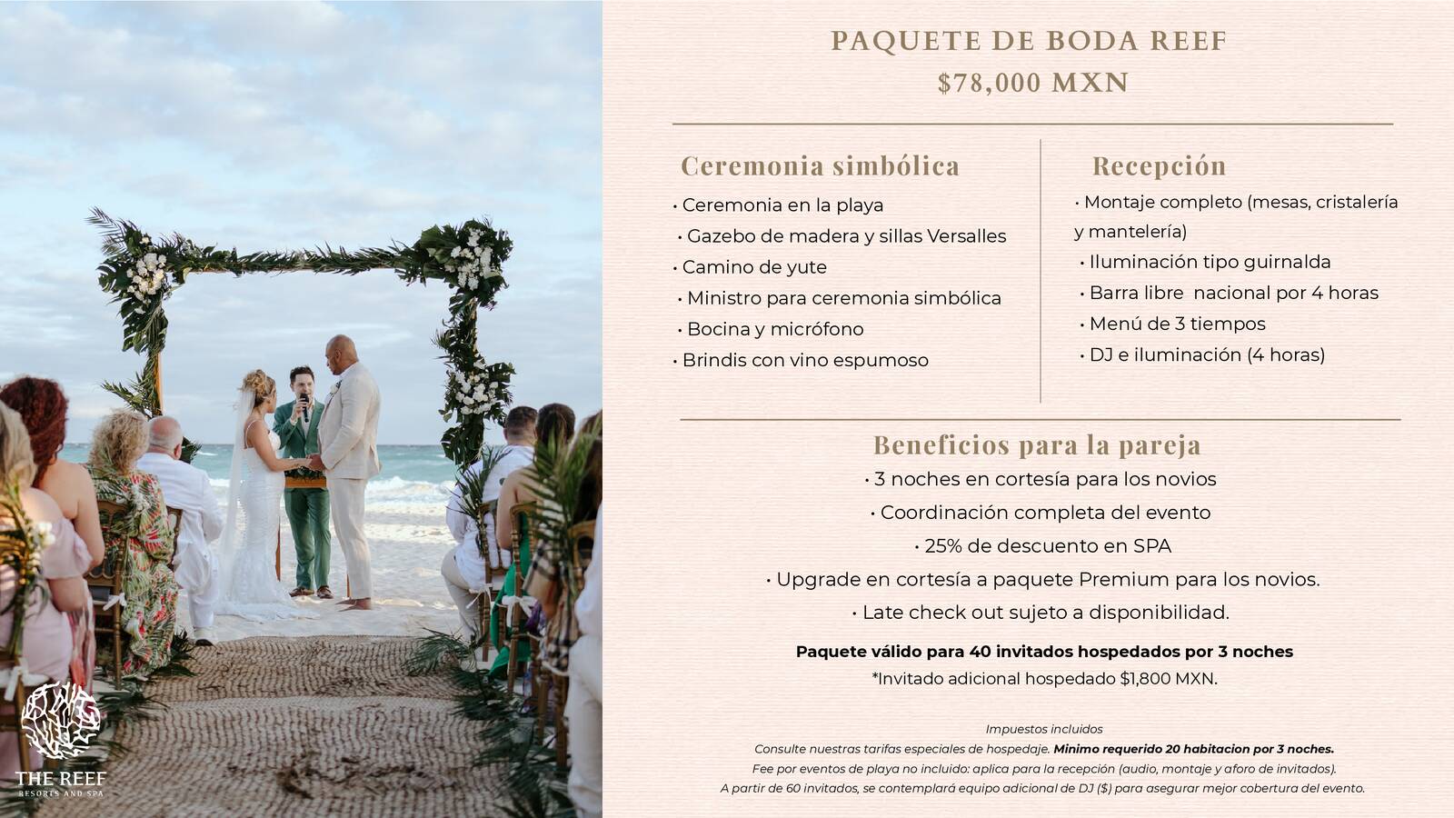 THE REEF BODAS
