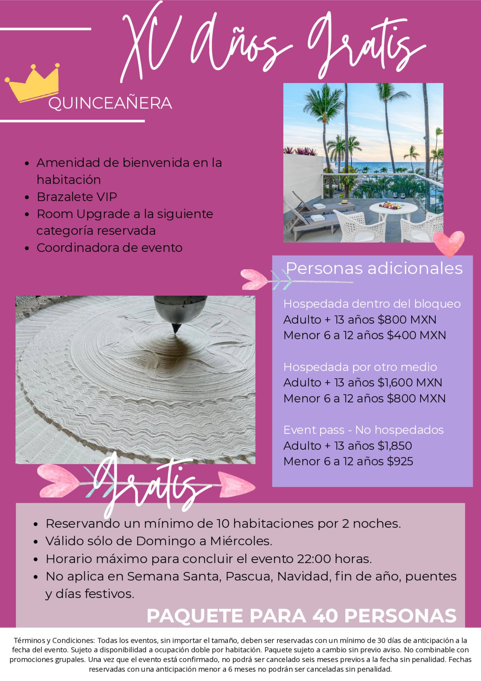 brochure de xv a�os