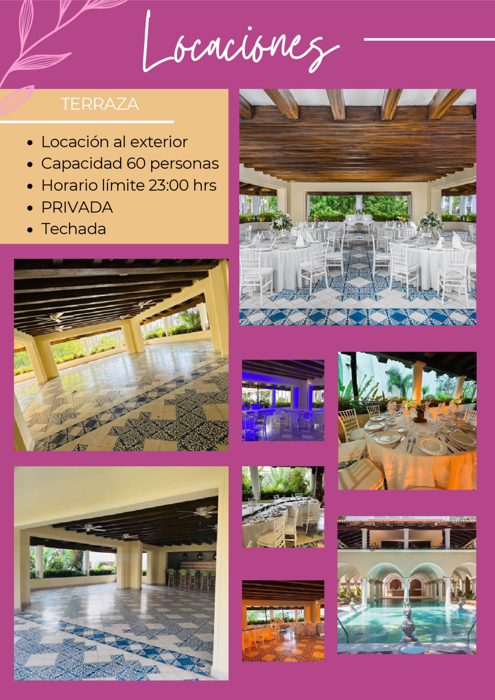 brochure de xv a�os
