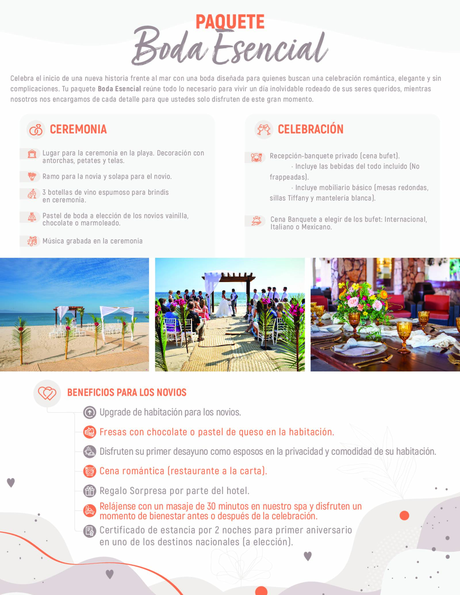 PAQUETE BODA ESENCIAL