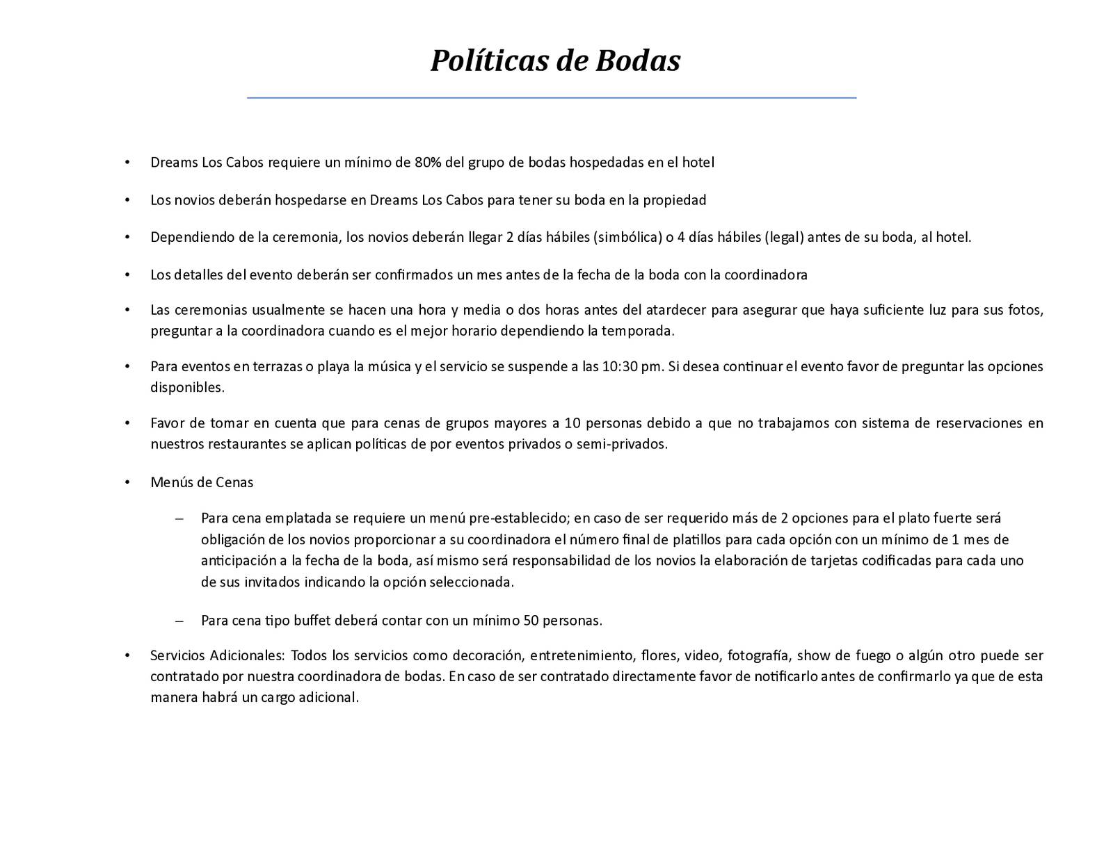 PAQUETES DE BODAS