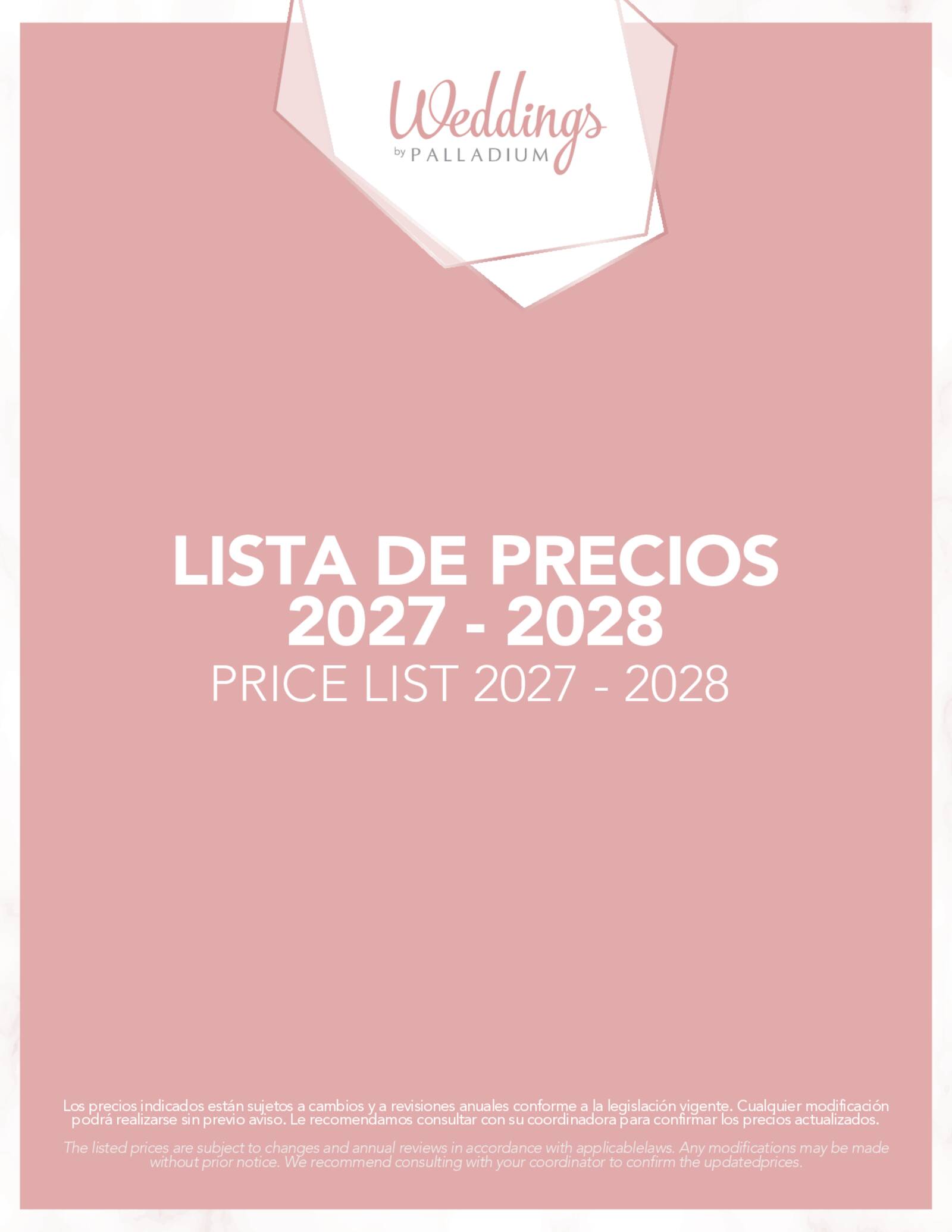 COSTOS DE CEREMONIAS